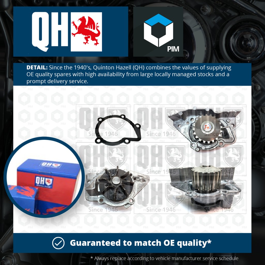 Quinton Hazell Water Pump QCP3323 [PM266980]
