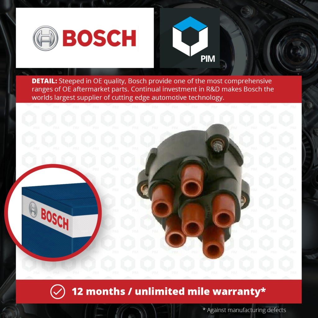 Bosch Distributor Cap 1235522408 [PM266644]