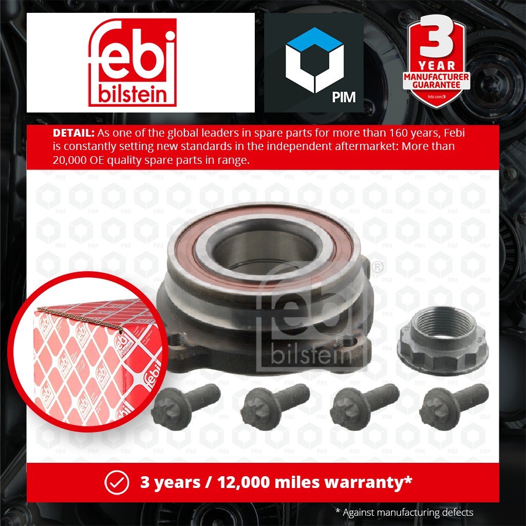 Febi Wheel Bearing Kit Rear 12202 [PM265787]