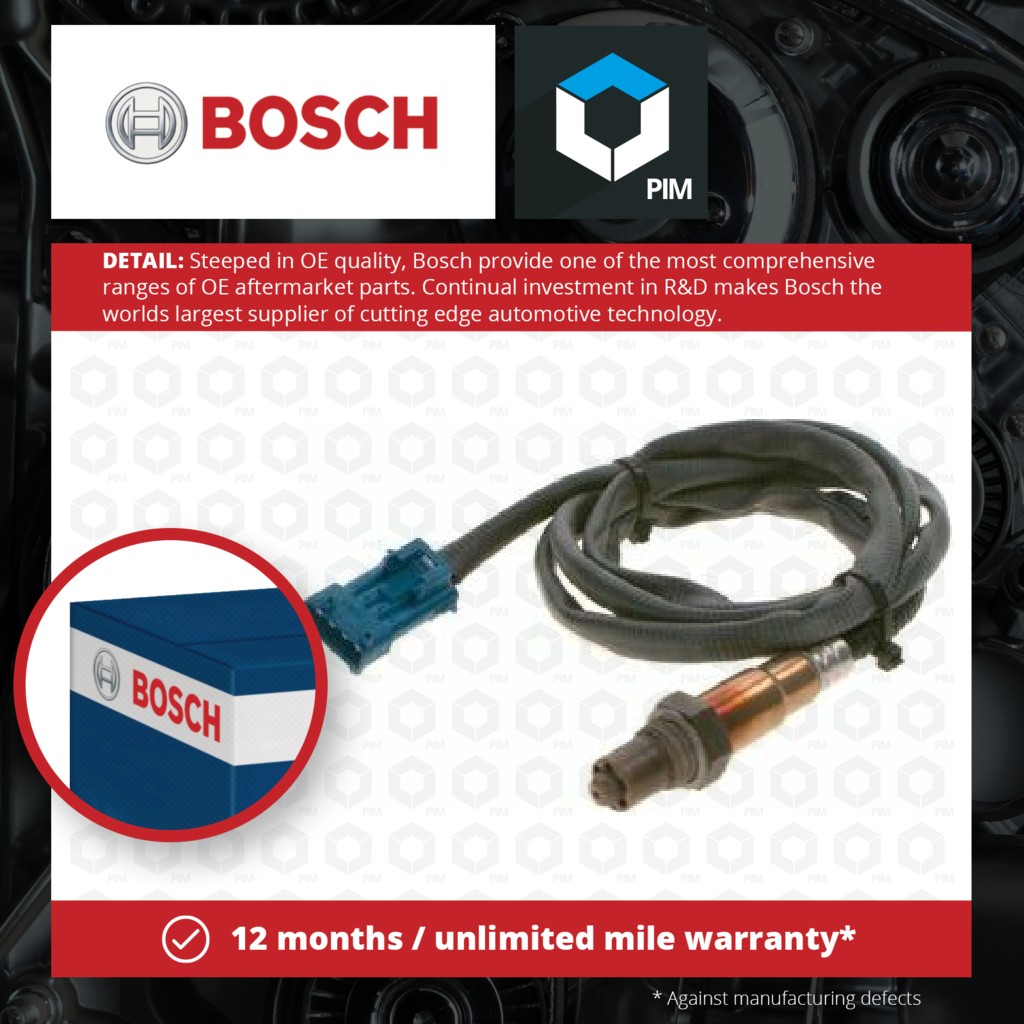 Bosch Lambda Sensor 0258006029 [PM265770]
