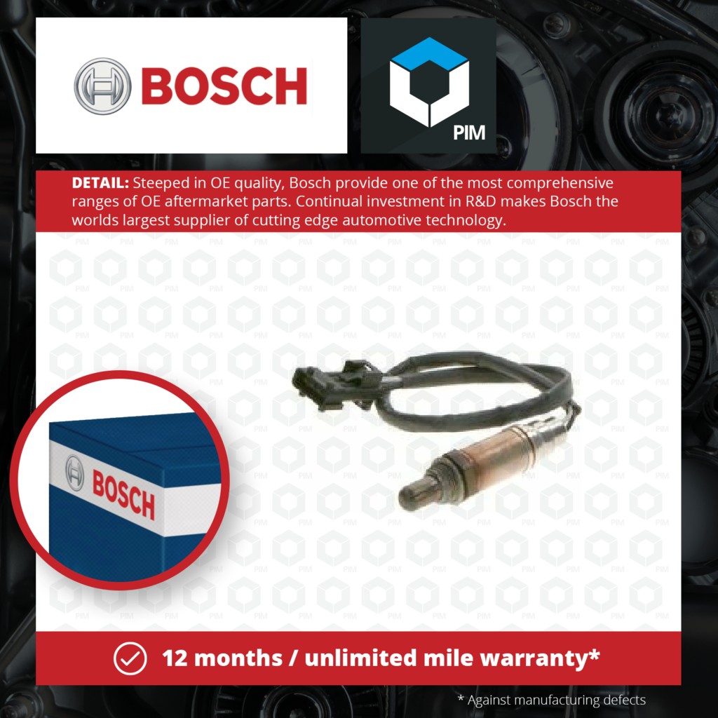 Bosch Lambda Sensor Pre Cat 0258005097 [PM265763]