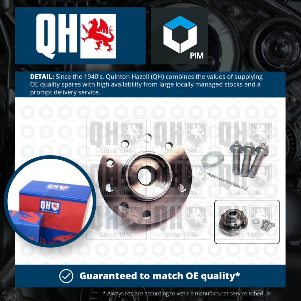 Quinton Hazell Wheel Bearing Kit QWB1117 [PM265043]