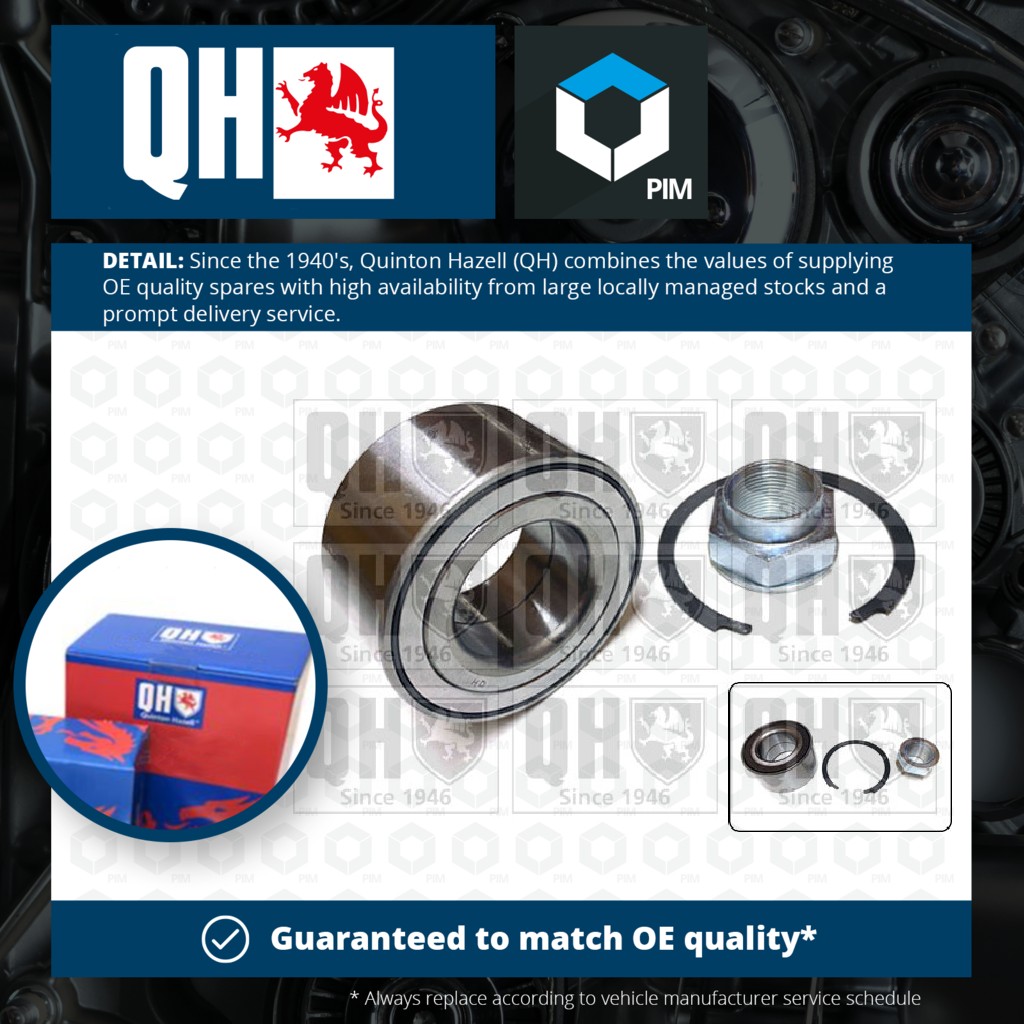 Quinton Hazell Wheel Bearing Kit Front QWB1097 [PM265026]