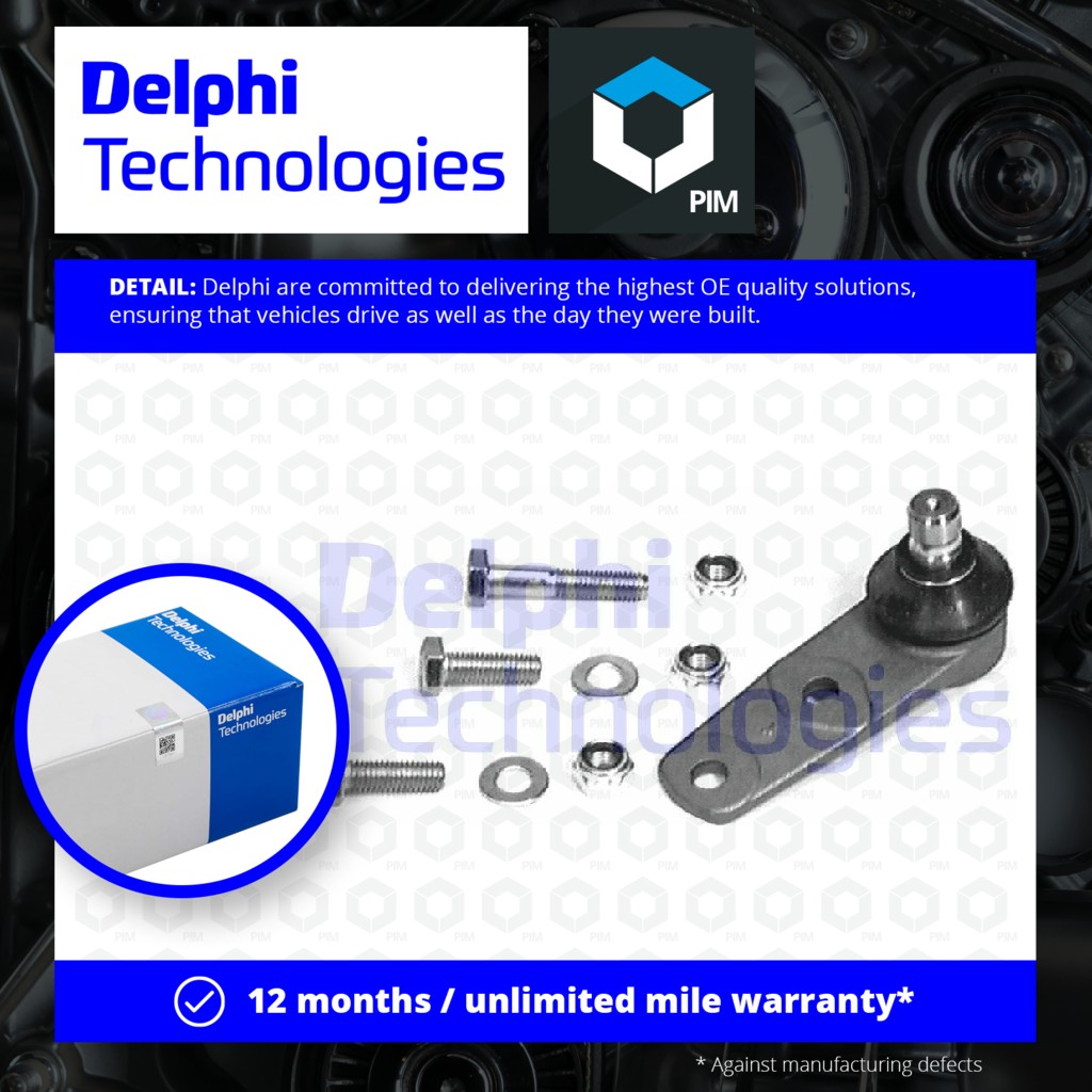 Delphi Ball Joint Lower Outer TC233 [PM264890]