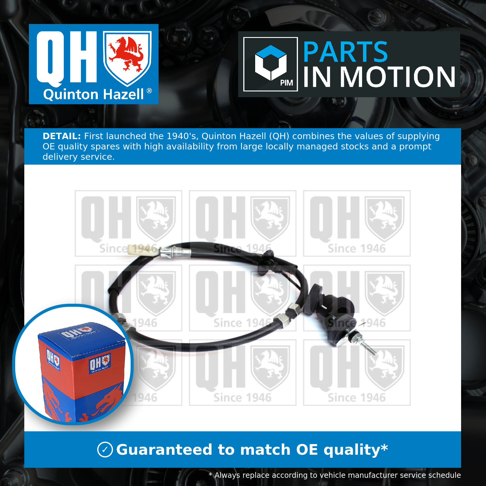 Quinton Hazell Clutch Cable QCC1551 [PM264729]