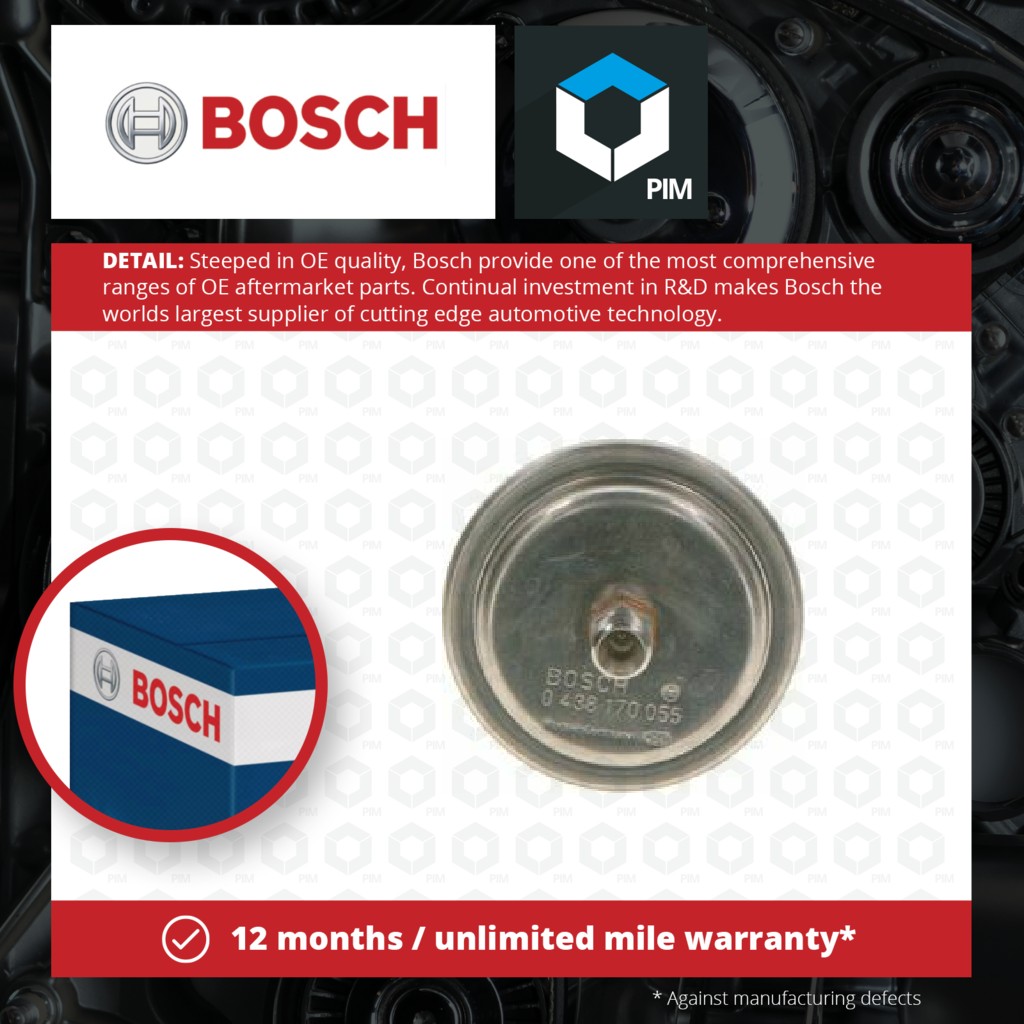 Bosch Fuel Pressure Regulator 0438170055 [PM264299]