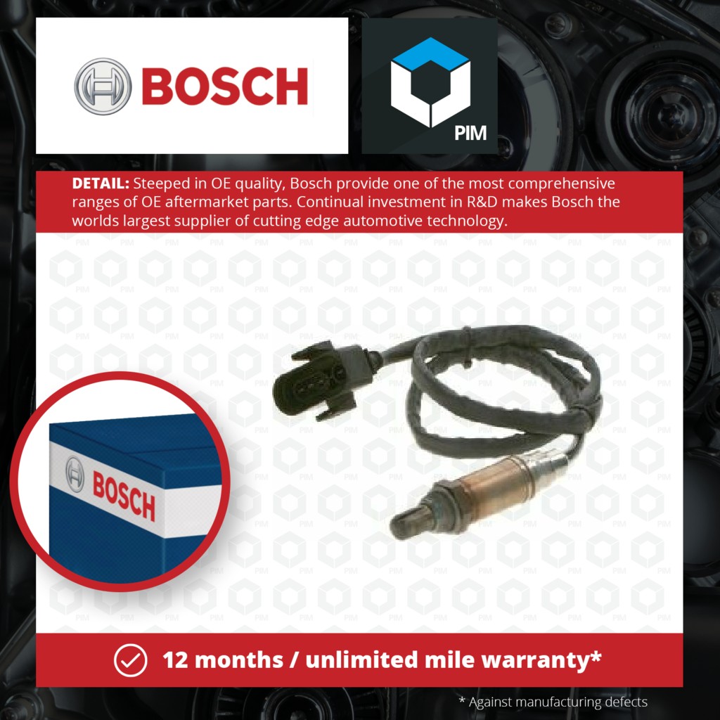 Bosch Lambda Sensor Pre Cat 0258003548 [PM261513]