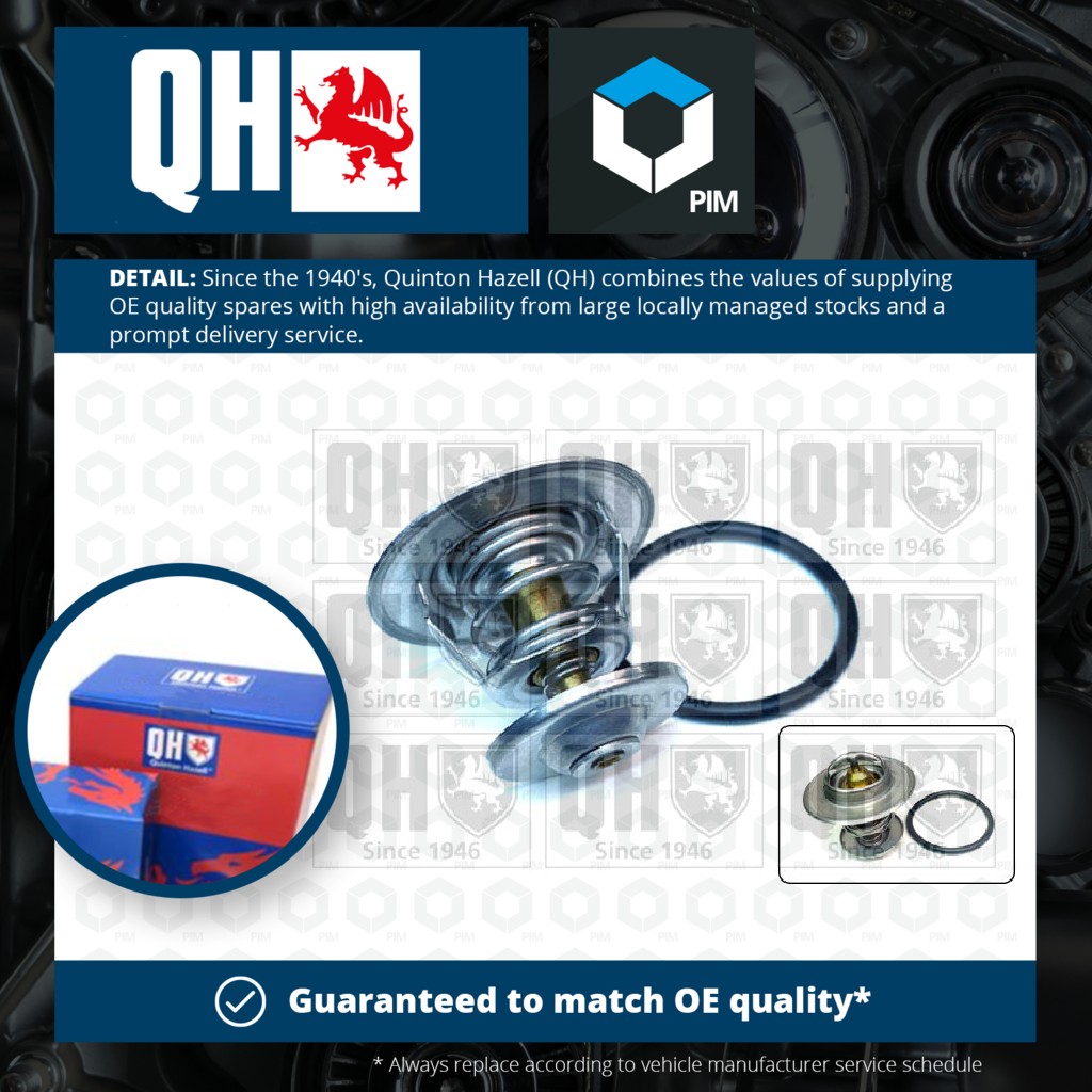 Quinton Hazell Coolant Thermostat QTH354K [PM260970]