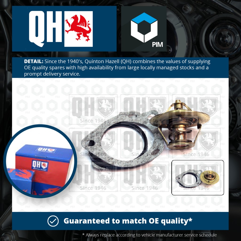 Quinton Hazell Coolant Thermostat QTH358K [PM260960]