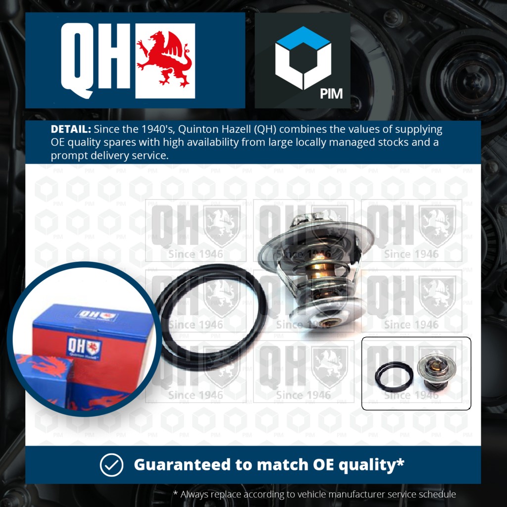 Quinton Hazell Coolant Thermostat QTH329K [PM260950]