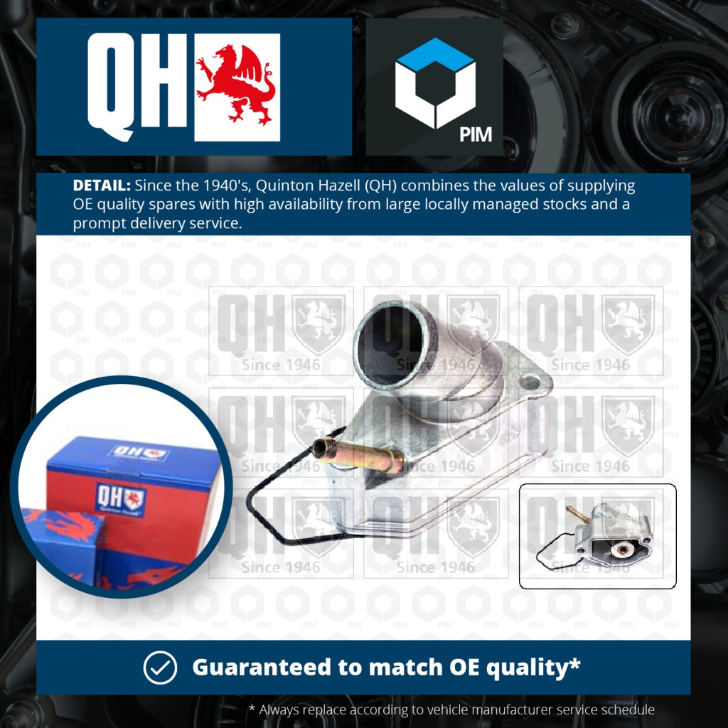 Quinton Hazell Coolant Thermostat QTH419K [PM256634]