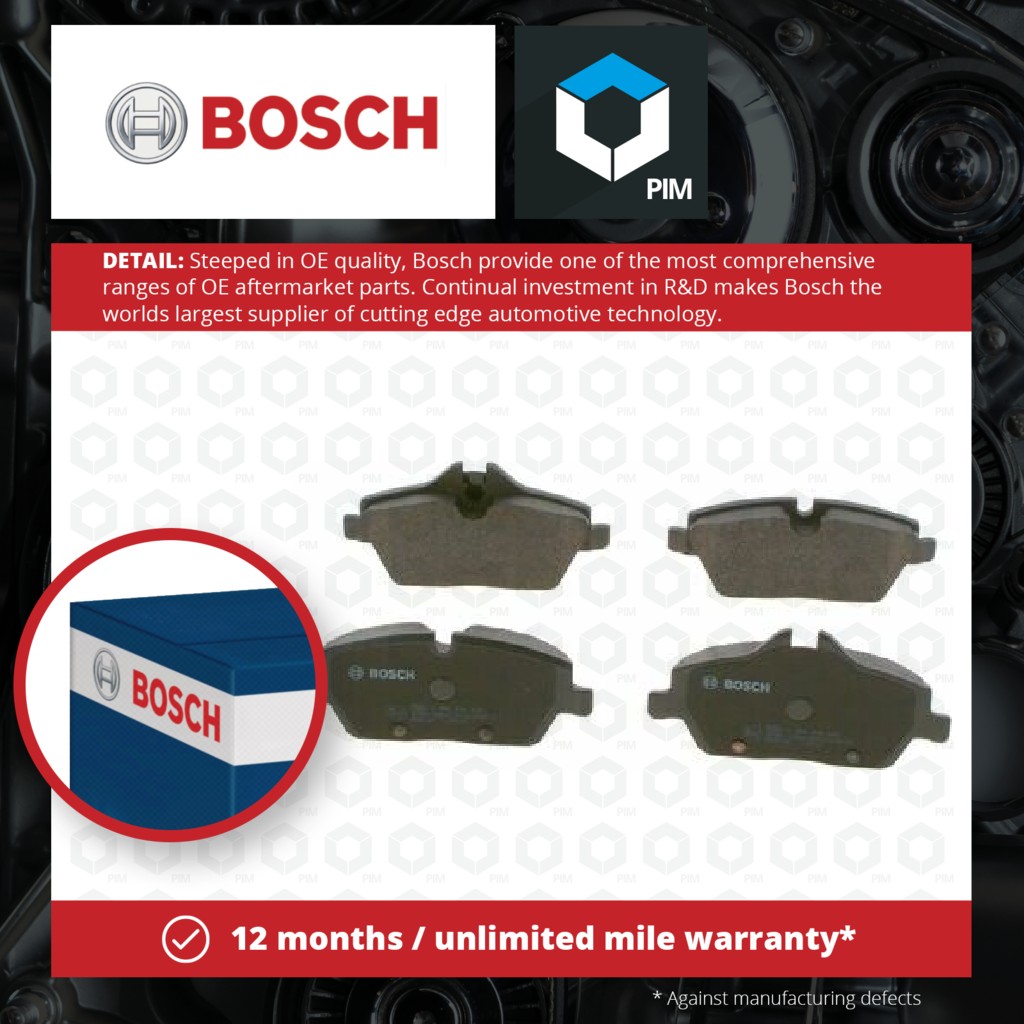 Bosch Brake Pads Set 0986494120 [PM255748]