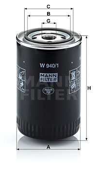 Mann Automatic GearBox Oil Filter W940/1 [PM255313]