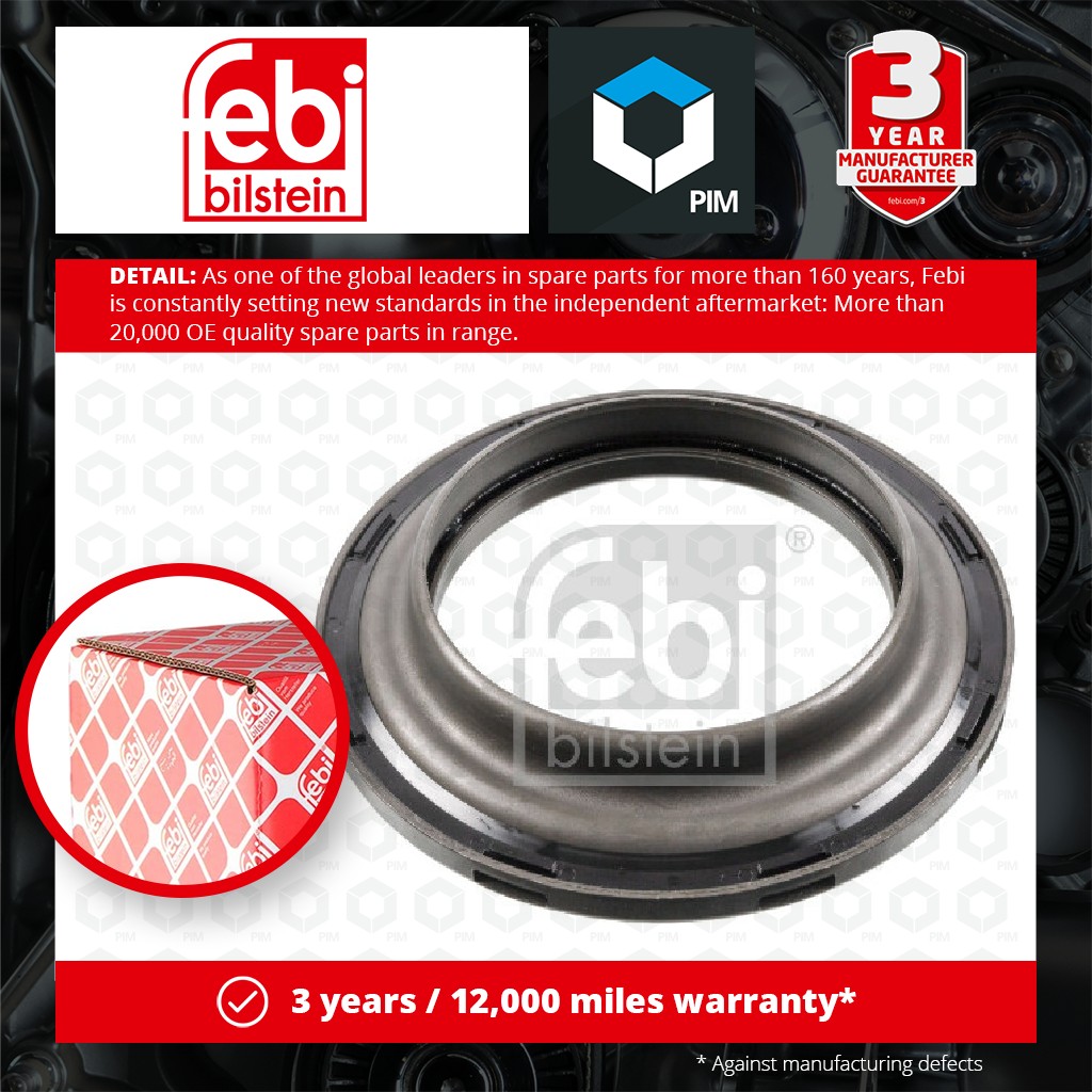 Febi Strut Anti Friction Bearing Front Left or Right 10091 [PM254432]