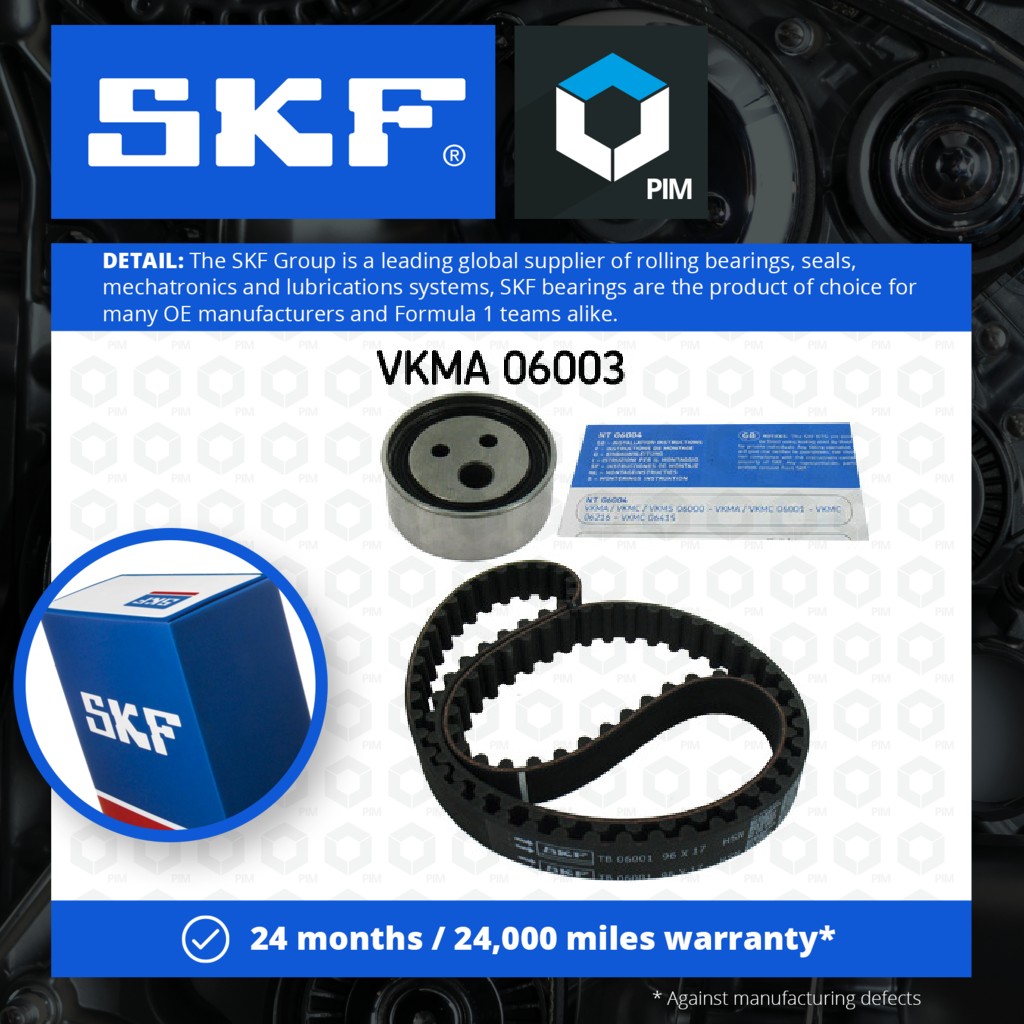 SKF Timing Belt Kit VKMA06003 [PM254341]