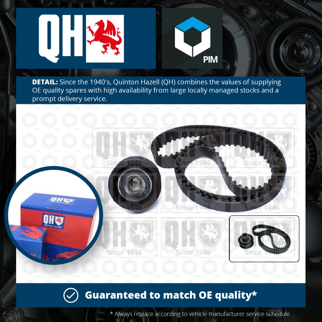 Quinton Hazell Timing Belt Kit QBK146 [PM254009]
