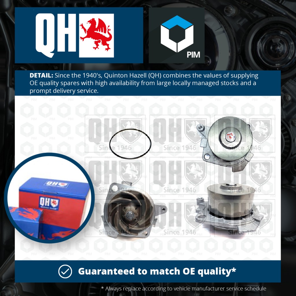 Quinton Hazell Water Pump QCP3211 [PM253968]