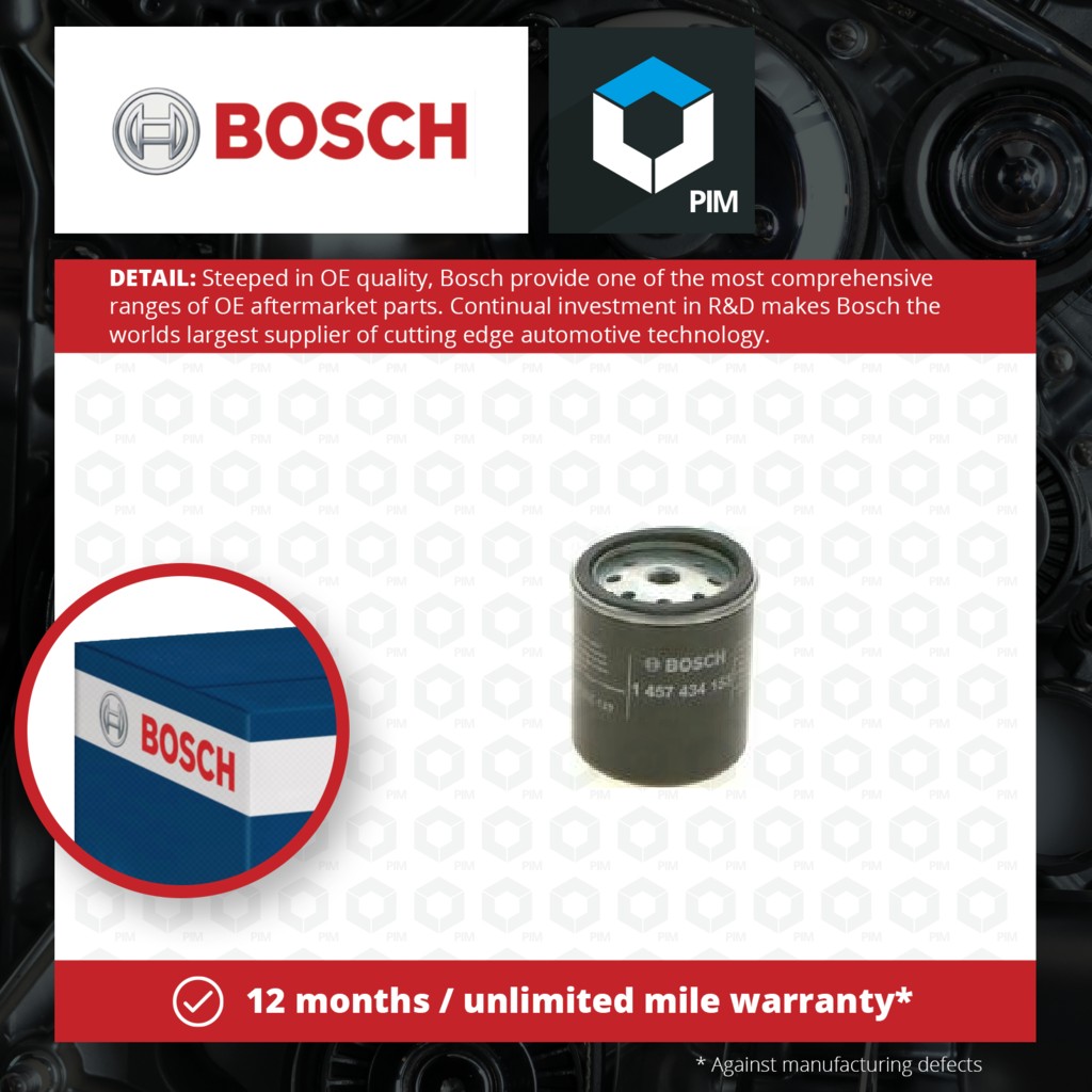 Bosch Fuel Filter 1457434153 [PM253247]