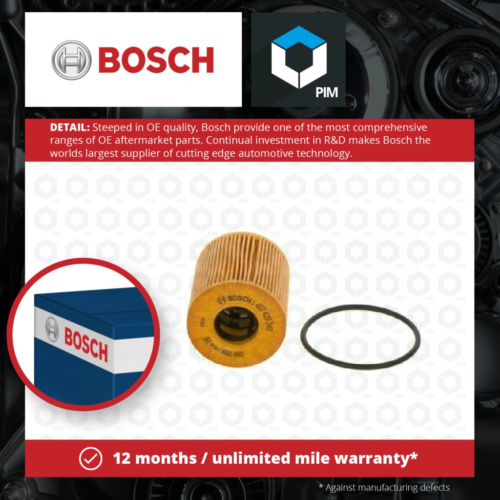 Bosch Oil Filter 1457429249 [PM253246]
