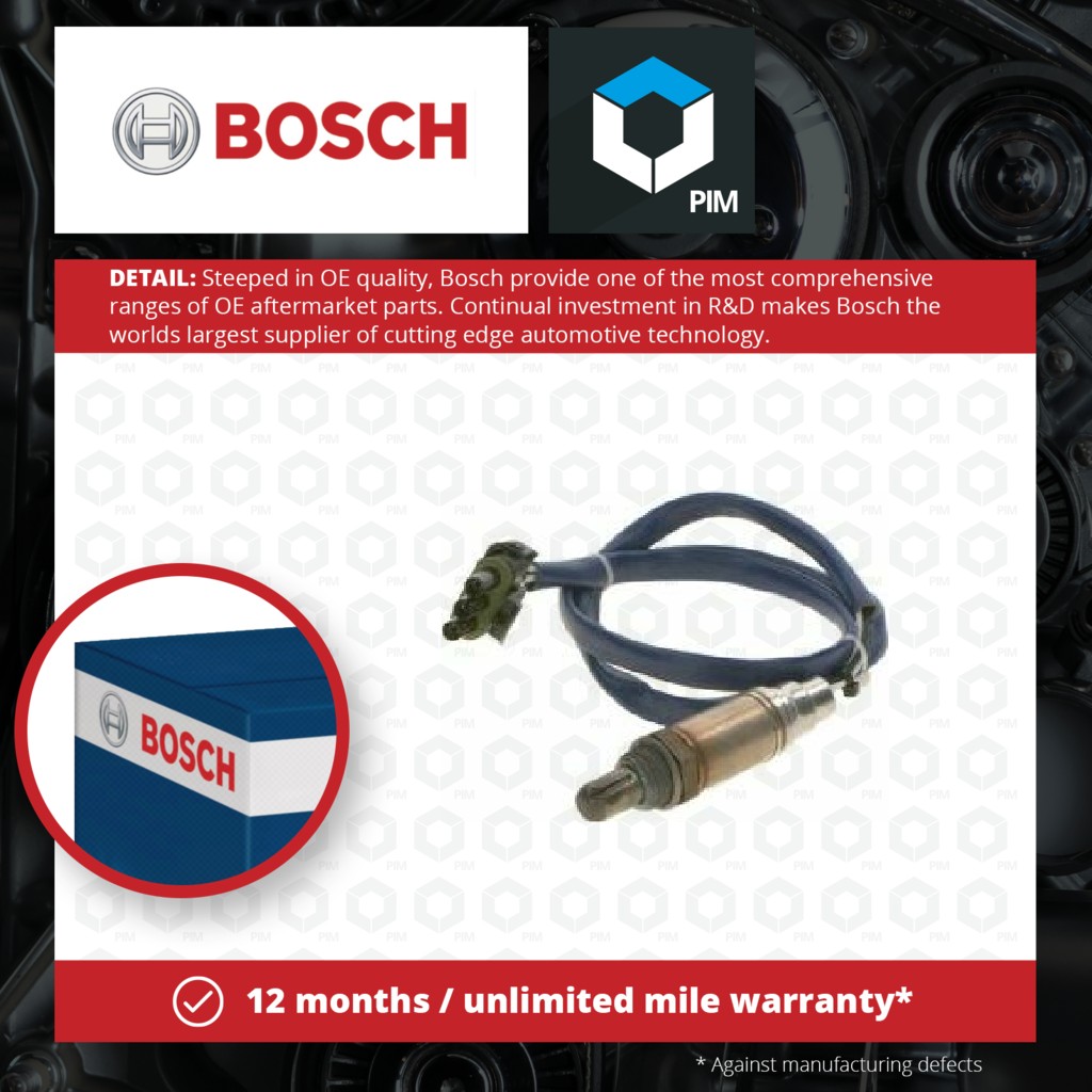 Bosch Lambda Sensor 0258003300 [PM252705]