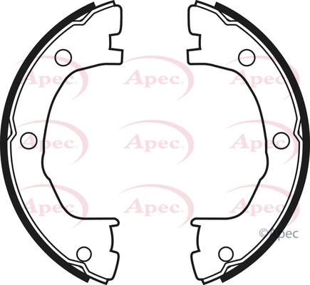 Apec Brake Shoes Set SHU639 [PM250915]