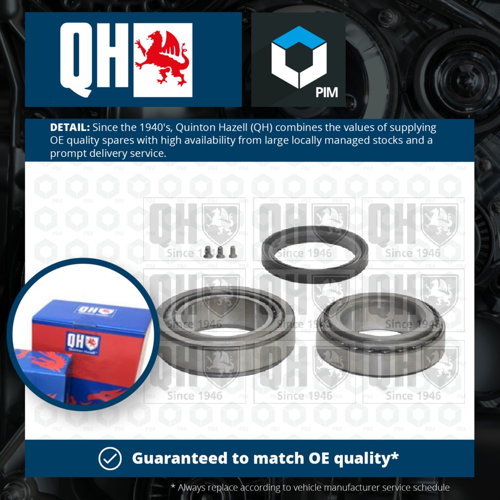 Quinton Hazell Wheel Bearing Kit Front QWB963 [PM249941]