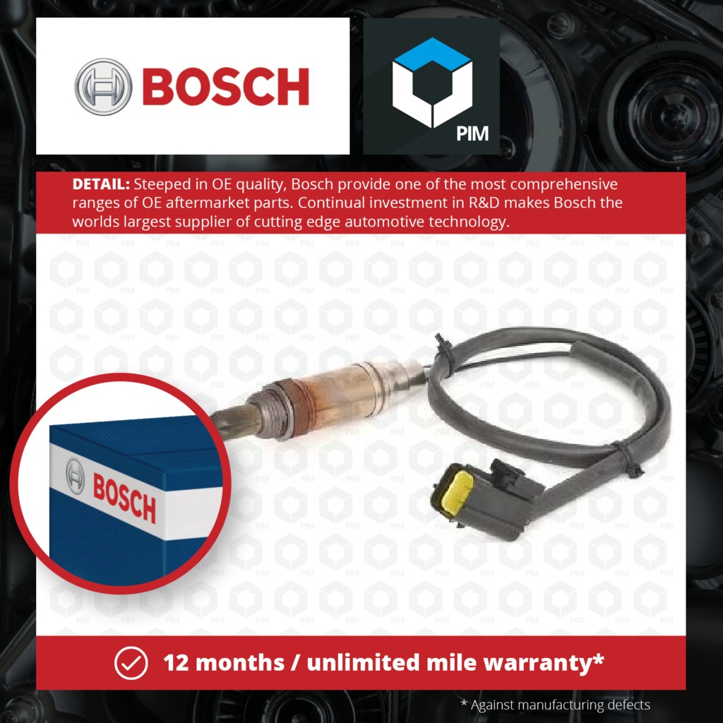 Bosch Lambda Sensor Pre Cat 0258003229 [PM249887]