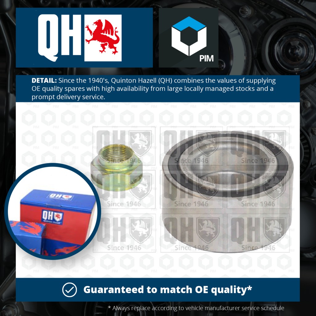 Quinton Hazell Wheel Bearing Kit QWB994 [PM249275]