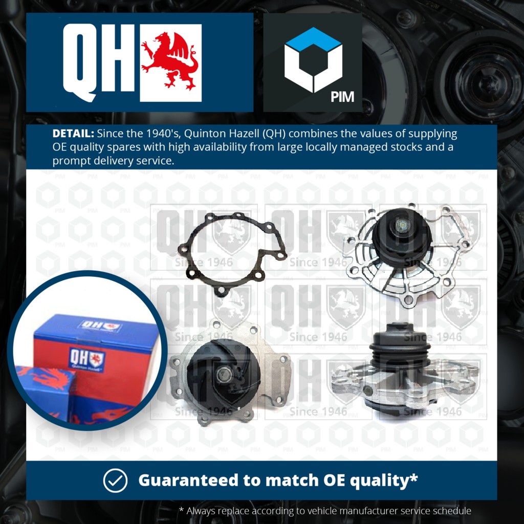 Quinton Hazell Water Pump QCP3409 [PM248258]