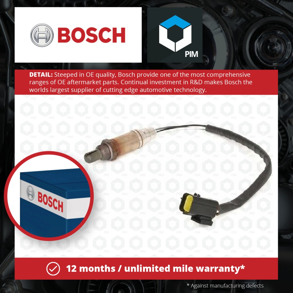 Bosch Lambda Sensor Pre Cat 0258003193 [PM248045]