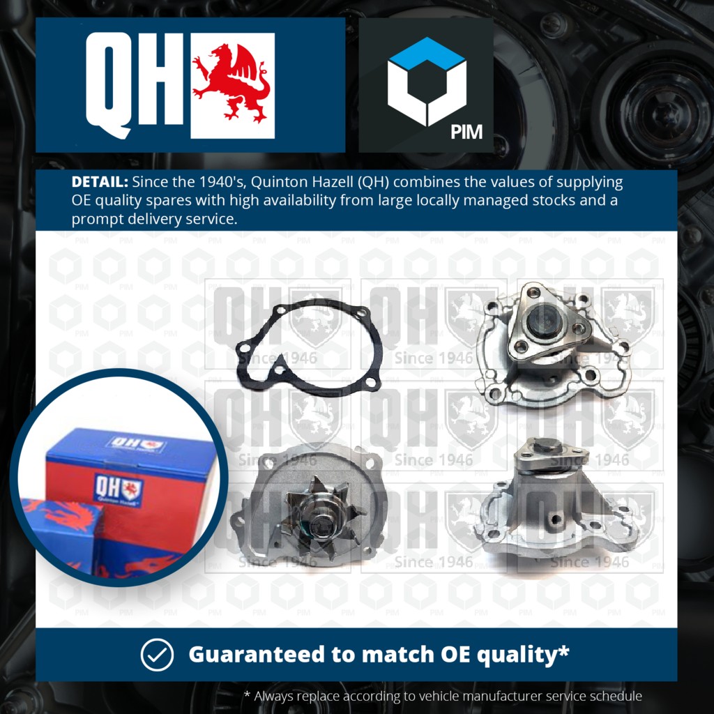 Quinton Hazell Water Pump QCP3097 [PM247991]