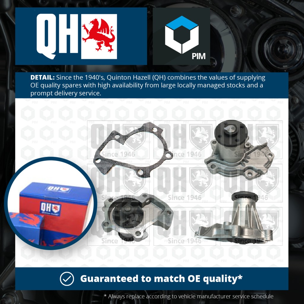Quinton Hazell Water Pump QCP3098 [PM246856]