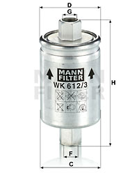 Mann Fuel Filter WK612/3 [PM245156]