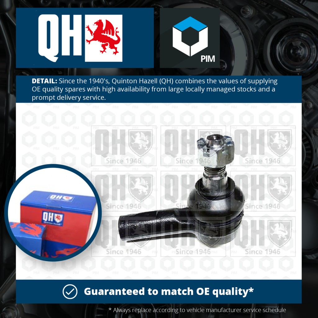 Quinton Hazell Tie / Track Rod End QR2781S [PM244737]