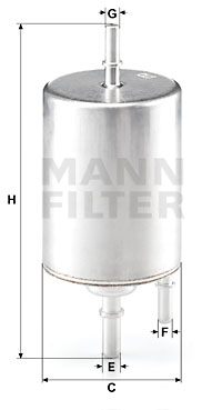 Mann Fuel Filter WK720/4 [PM244517]