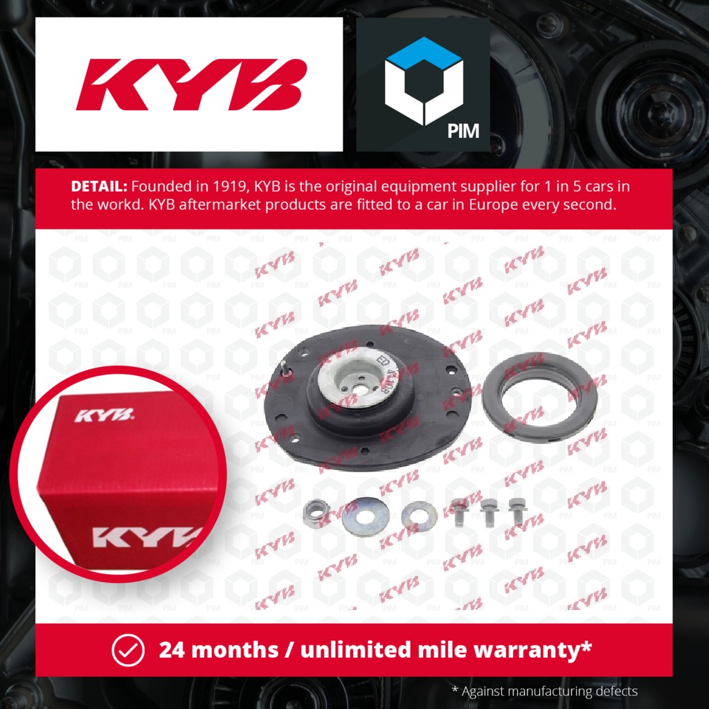 KYB Top Strut Mounting Front Left SM1910 [PM244207]