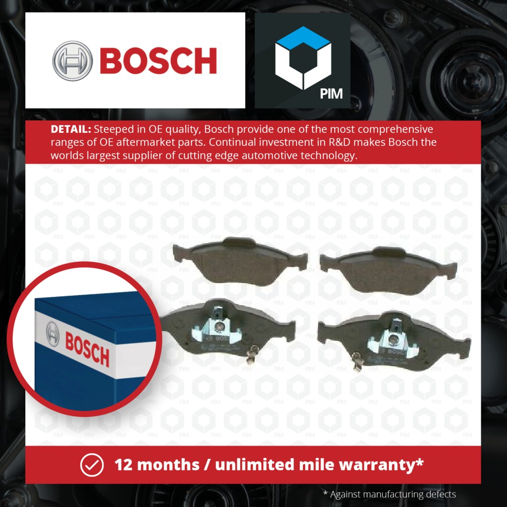 Bosch Brake Pads Set Front 0986494101 [PM243067]
