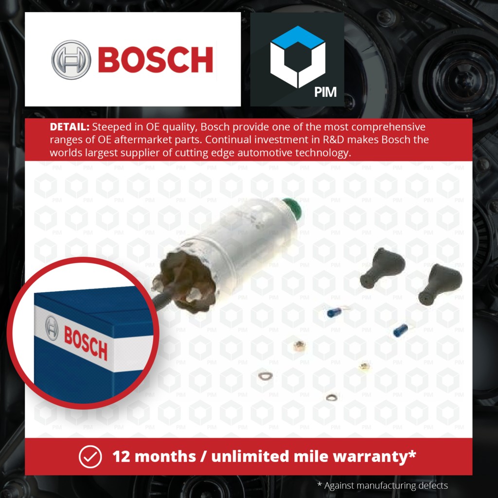 Bosch Fuel Pump In Line 0580464070 [PM242186]