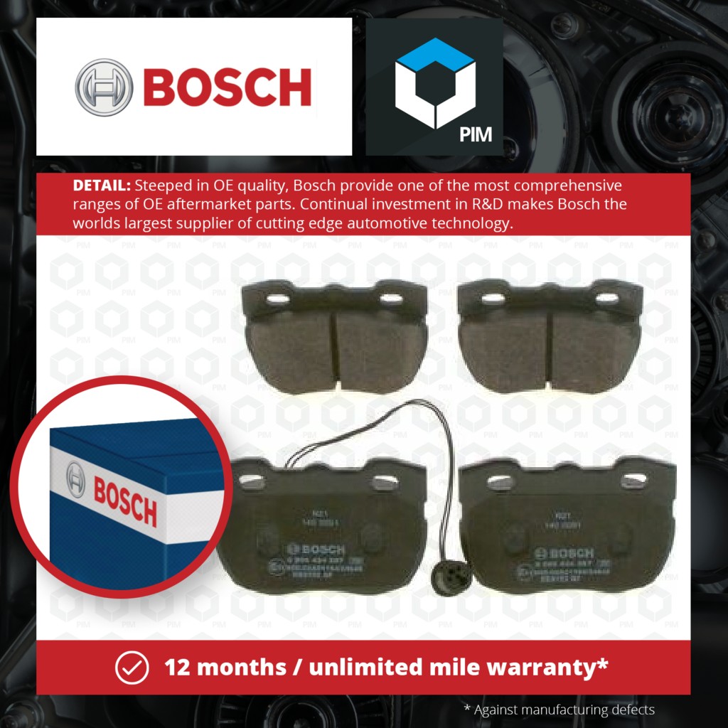Bosch Brake Pads Set Front 0986424287 [PM241943]