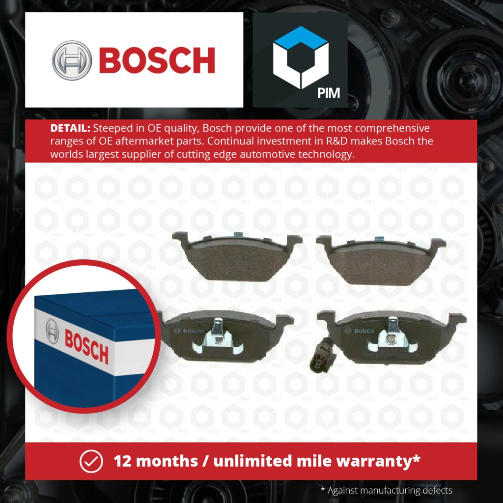 Bosch Brake Pads Set Front 0986494019 [PM241187]