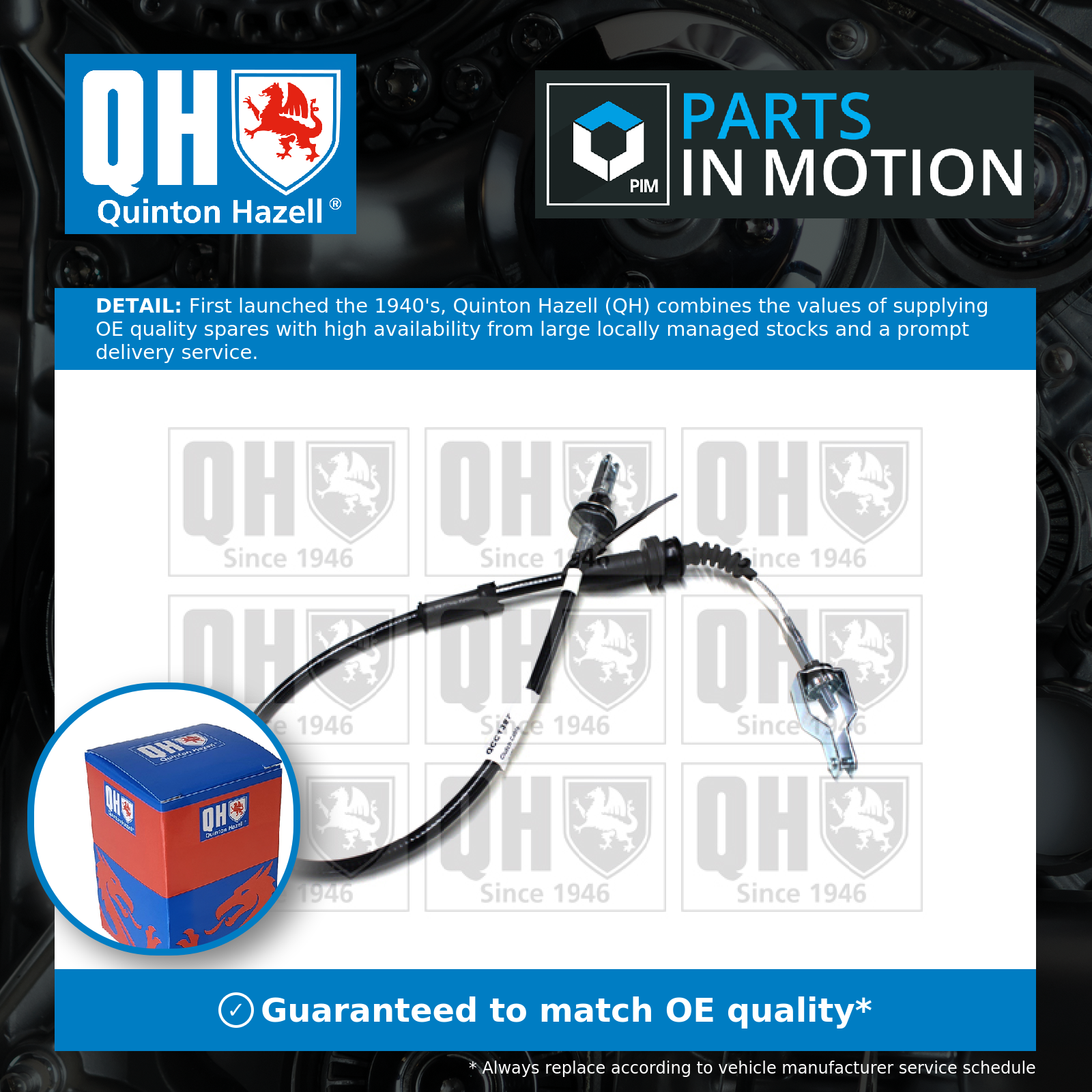 Quinton Hazell Clutch Cable QCC1397 [PM240687]