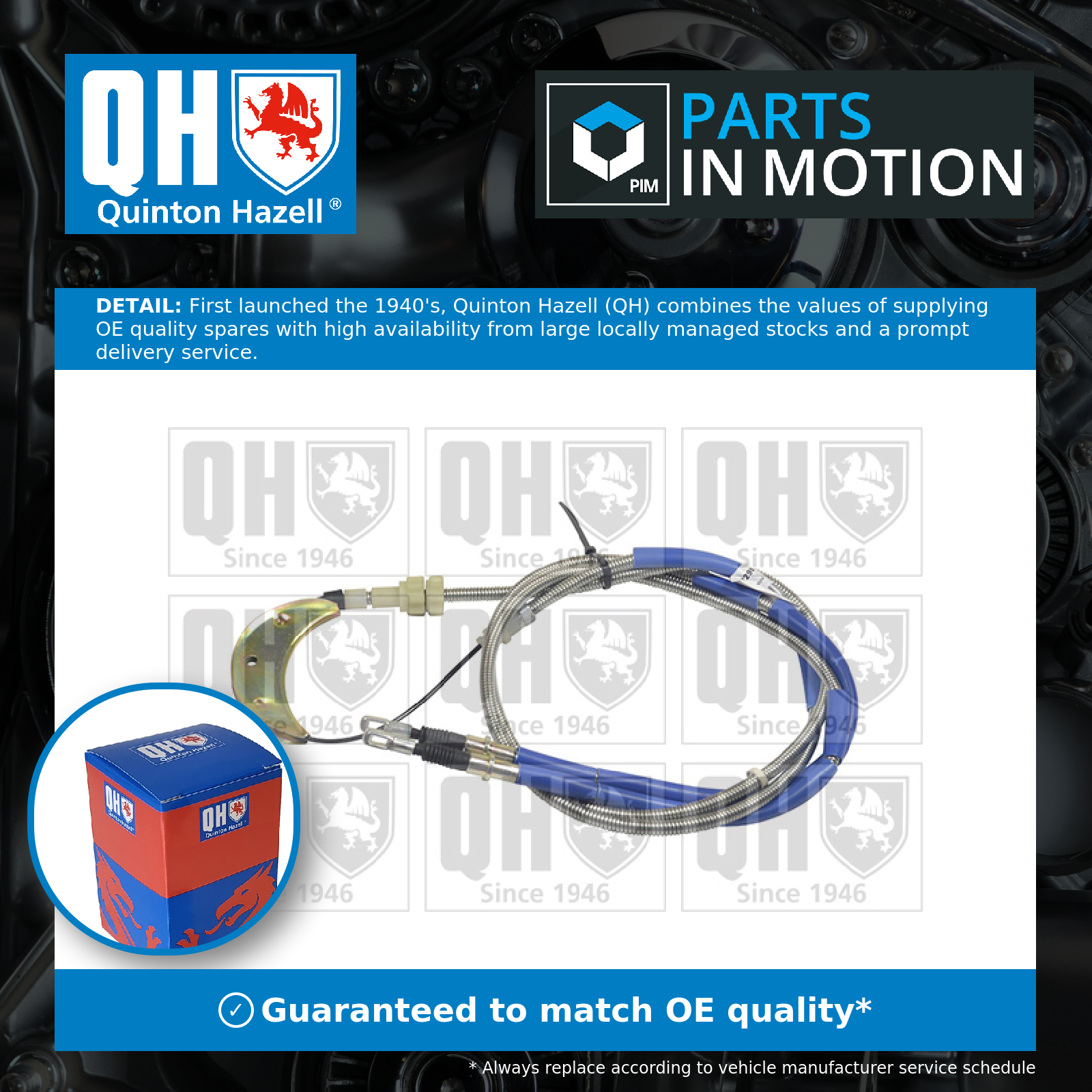 Câble De Frein à Main Arrière Gauche QUINTON HAZELL BC2298 - Compatible Citroën ZX, Peugeot 306 Cabriolet - Référence OE 4745F8, 96032565 - 5