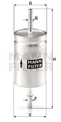 Mann Fuel Filter WK512 [PM240275]