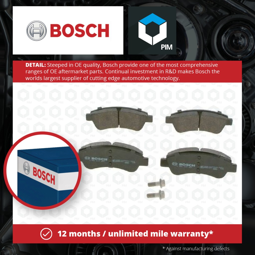 Bosch Brake Pads Set Front 0986494027 [PM239341]