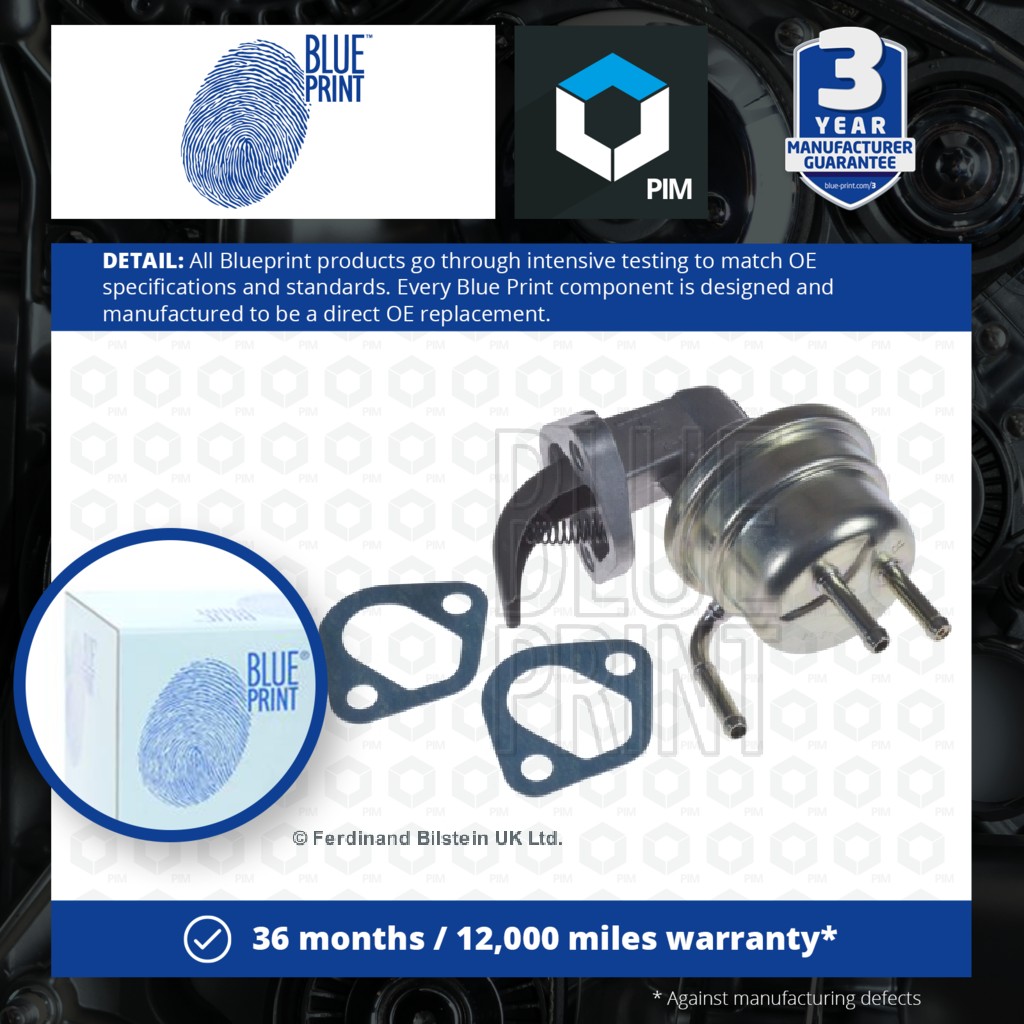 Blue Print Fuel Pump ADD66807 [PM238706]