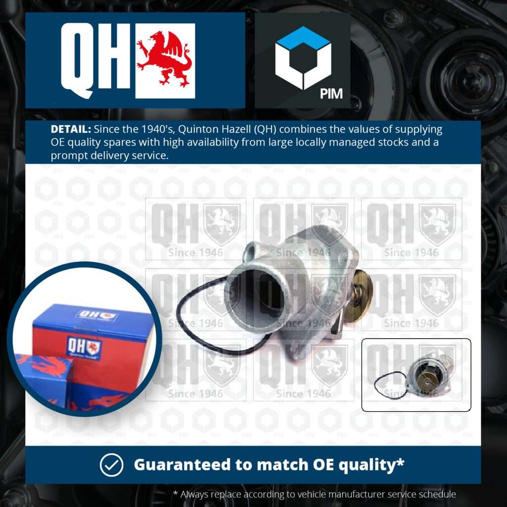 Quinton Hazell Coolant Thermostat QTH359K [PM237918]