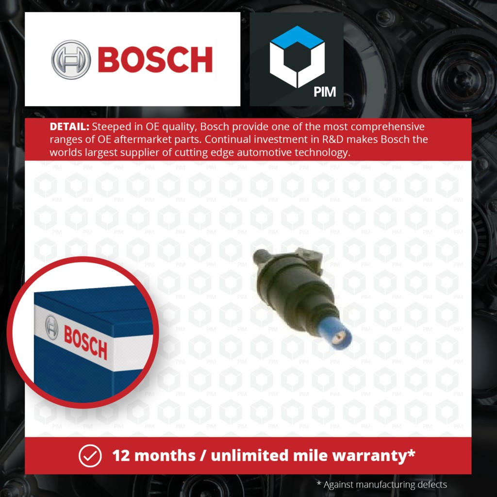 Bosch Petrol Fuel Injector 0280150403 [PM237791]