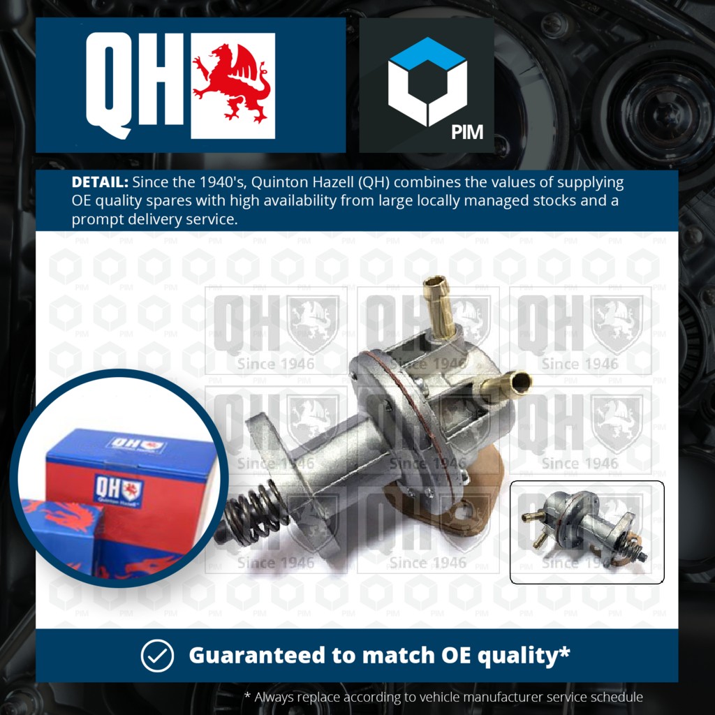 Quinton Hazell Fuel Pump QFP133 [PM237689]