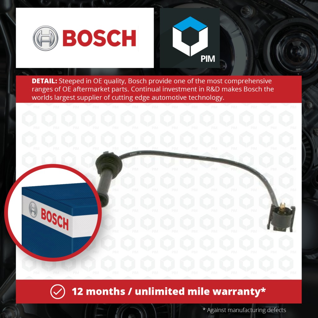 Bosch HT Leads Ignition Cables Set 0986356805 [PM236056]