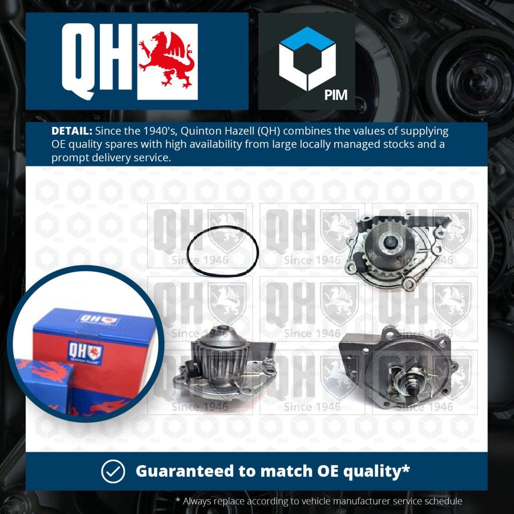 Quinton Hazell Water Pump QCP2743 [PM235887]